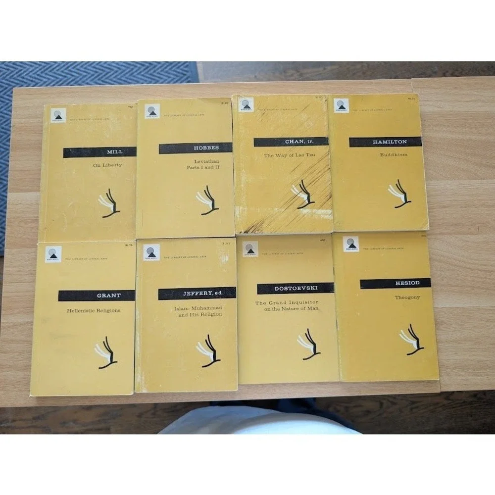 Library‎ of Liberal Arts Books Mill Hobbes Dostoevski Hamilton Hesiod Grant Chan